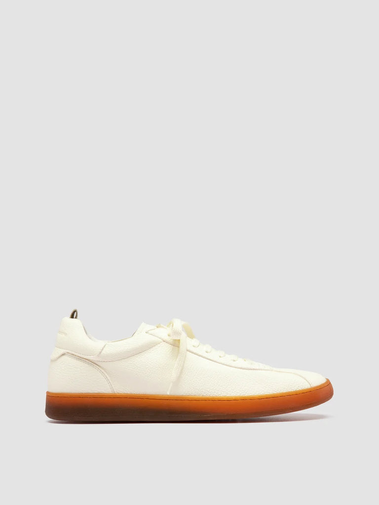 GINNASIO 001 - Sneaker in Pelle Bianca