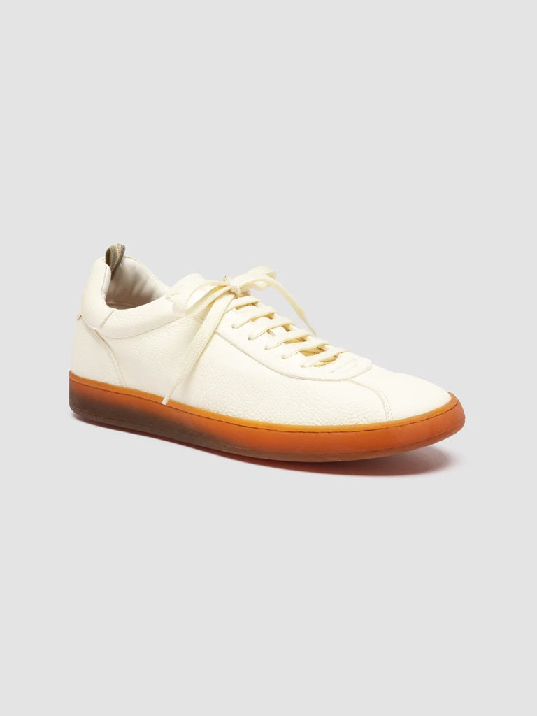 GINNASIO 001 - Sneaker in Pelle Bianca