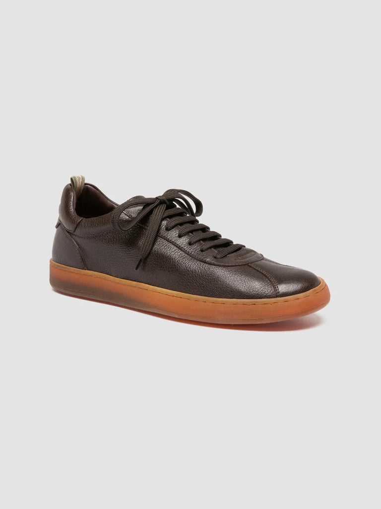 GINNASIO 001 - Sneaker in Pelle Marrone