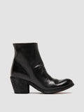 GODEAU 001 - Black Leather Zipped Boots Women Officine Creative - 1