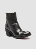 GODEAU 001 - Black Leather Zipped Boots Women Officine Creative - 3