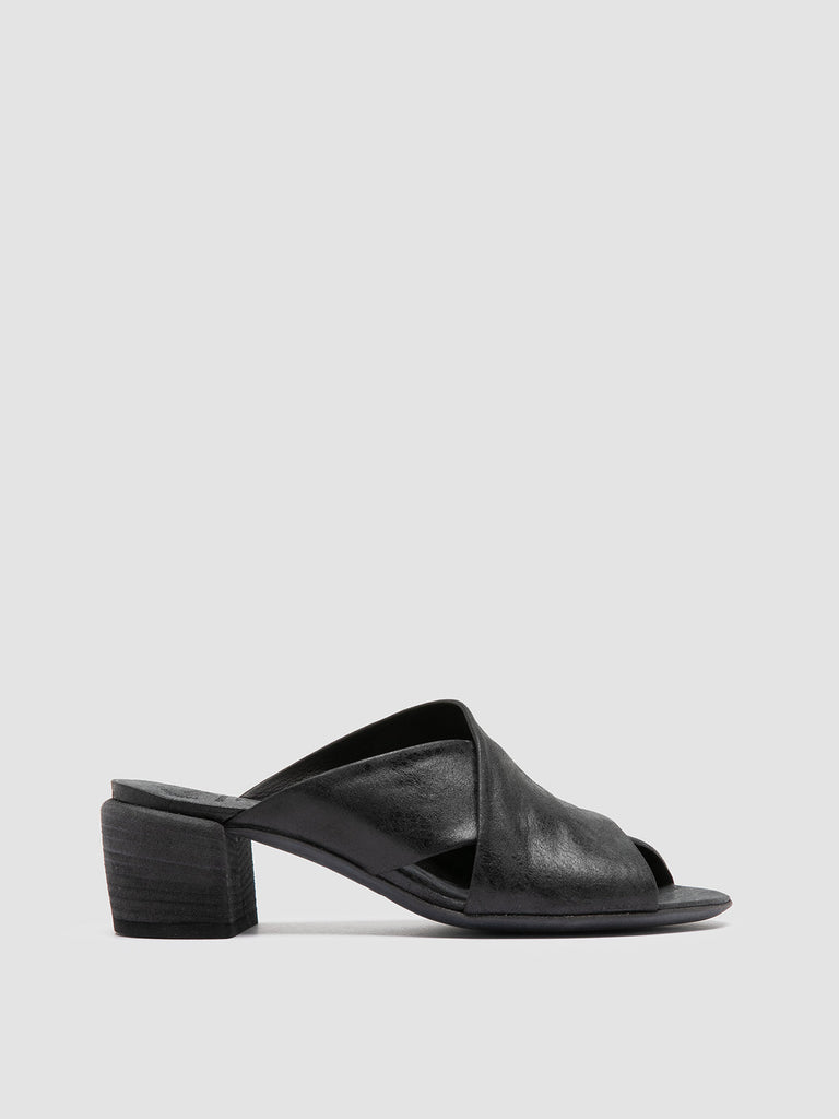 HADRY 007 - Slide in Pelle Nera