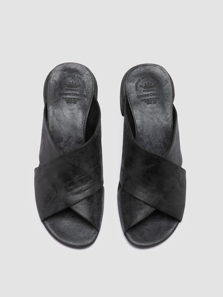 HADRY 007 - Slide in Pelle Nera