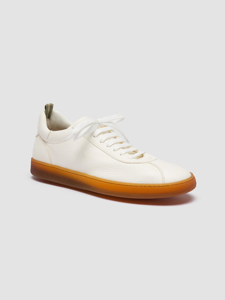 HALO 001 - Sneaker Basse in Pelle Bianca