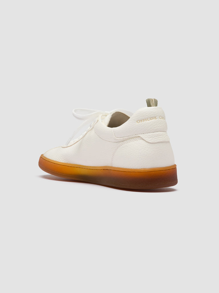 HALO 001 - Sneaker Basse in Pelle Bianca