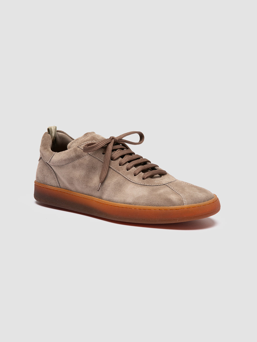 HALO 001 - Sneaker Basse in Pelle Scamosciata Grigia