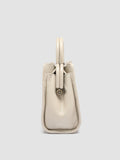 HELEN 025 Cables - White Leather Shoulder Bag