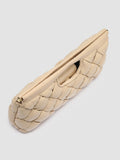 HELEN 026 Massive - Ivory Leather Clutch Bag