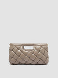 HELEN 026 Massive - Taupe Leather Clutch Bag