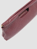 HELEN 026 Mignon - Burgundy Leather Clutch Bag