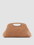 HELEN 08 - Clutch Bag in Pelle Marrone