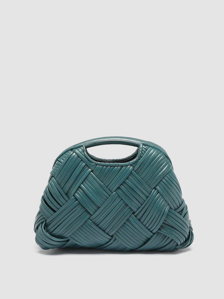 HELEN 12 - Clutch Bag in Pelle Verde