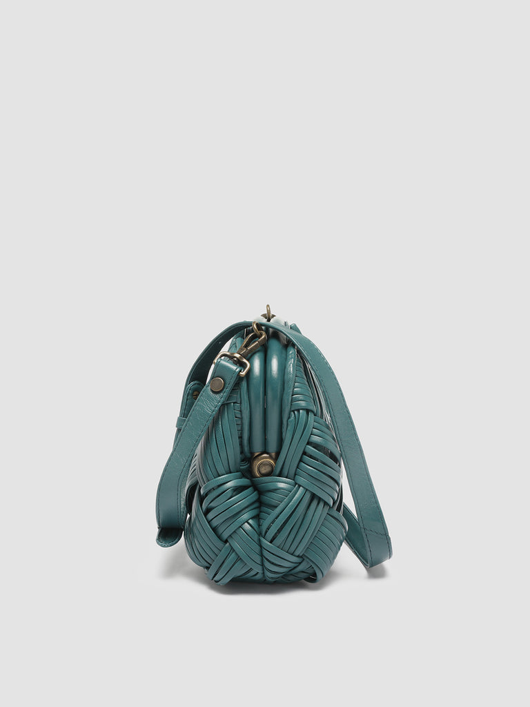 HELEN 12 - Clutch Bag in Pelle Verde