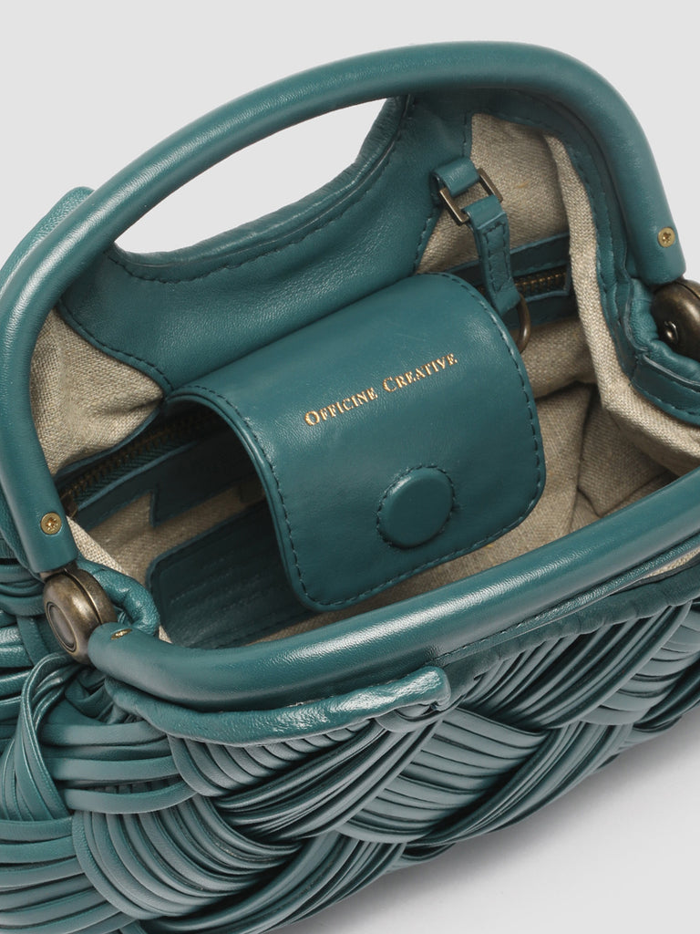 HELEN 12 - Clutch Bag in Pelle Verde