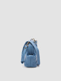 HELEN 15 - Blue Leather Clutch Bag