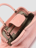 HELEN 19 - Borsa con Manico in Pelle Rosa