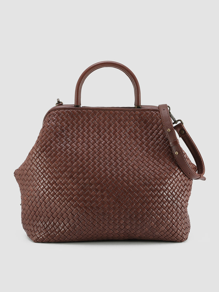 HELEN 14 Mignon - Brown Leather Handle Bag