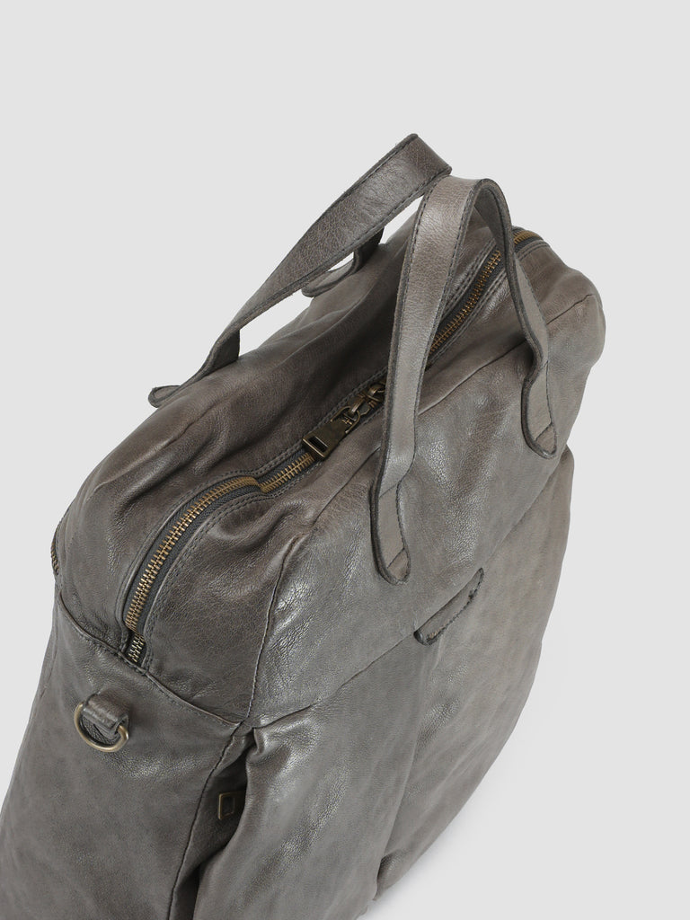 HELMET 041 - Grey Leather Tote Bag  Officine Creative - 2