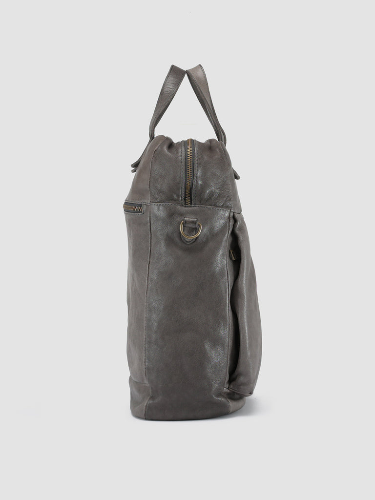 HELMET 041 - Grey Leather Tote Bag  Officine Creative - 3