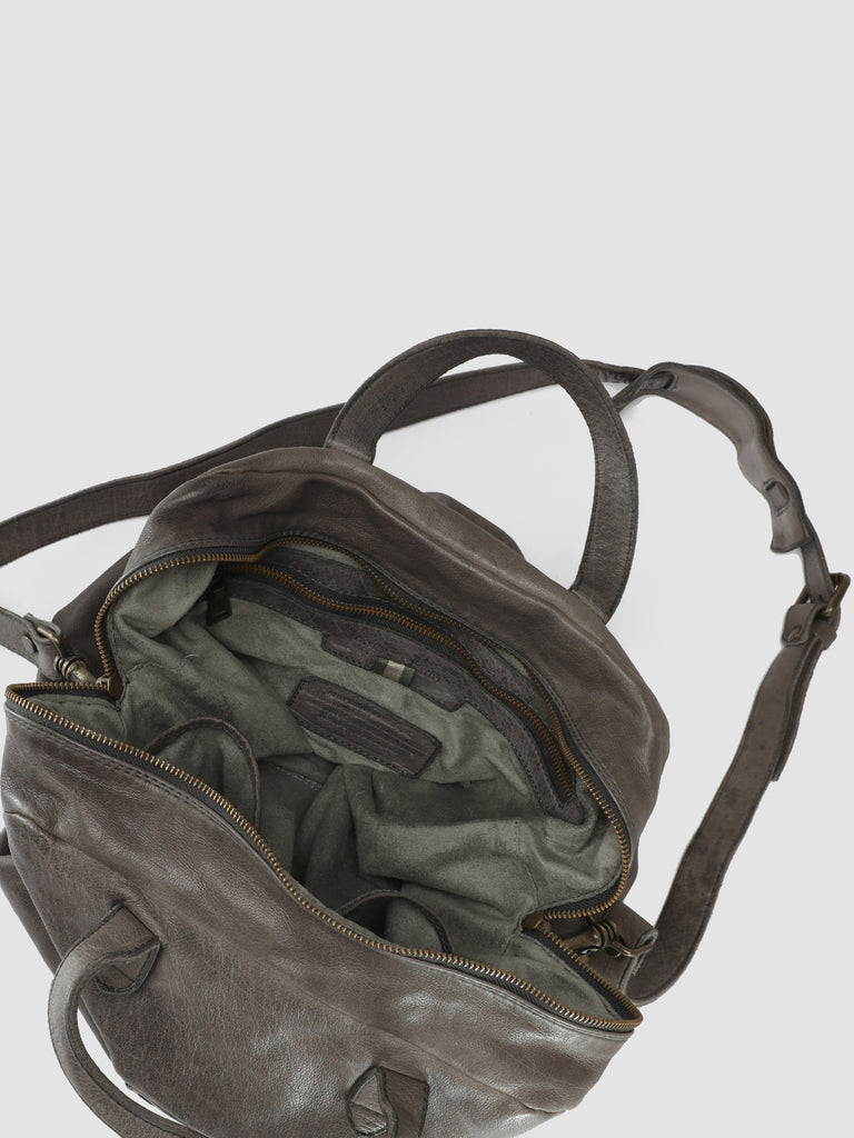 HELMET 041 - Grey Leather Tote Bag  Officine Creative - 7