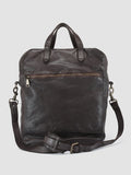 HELMET 041 - Brown Leather Handle Bag