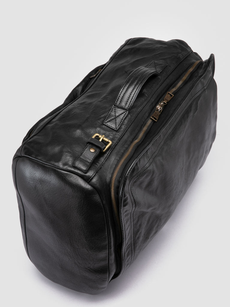 HELMET 052 - Black Leather Backpack Officine Creative - 2