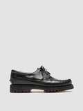 HERITAGE FLEXI 001 - Scarpe da Barca in Pelle Nera