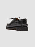 HERITAGE FLEXI 001 - Scarpe da Barca in Pelle Nera