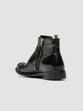 HIVE 005 - Stivali con Zip in Pelle Nera