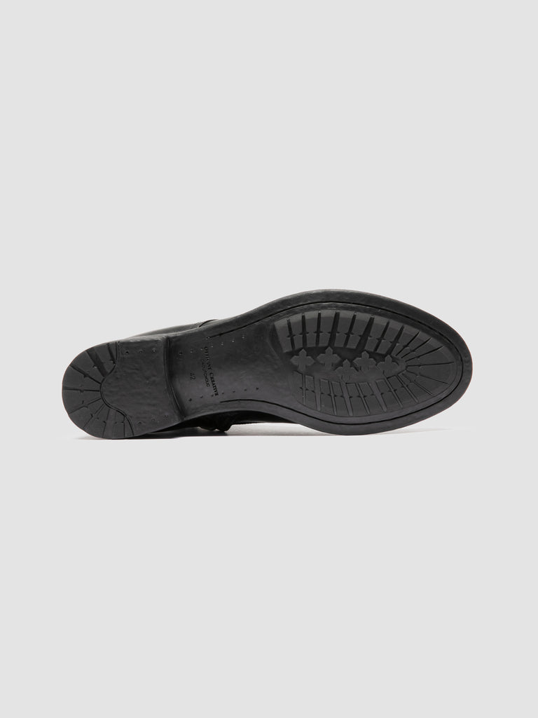 HIVE 005 - Stivali con Zip in Pelle Nera