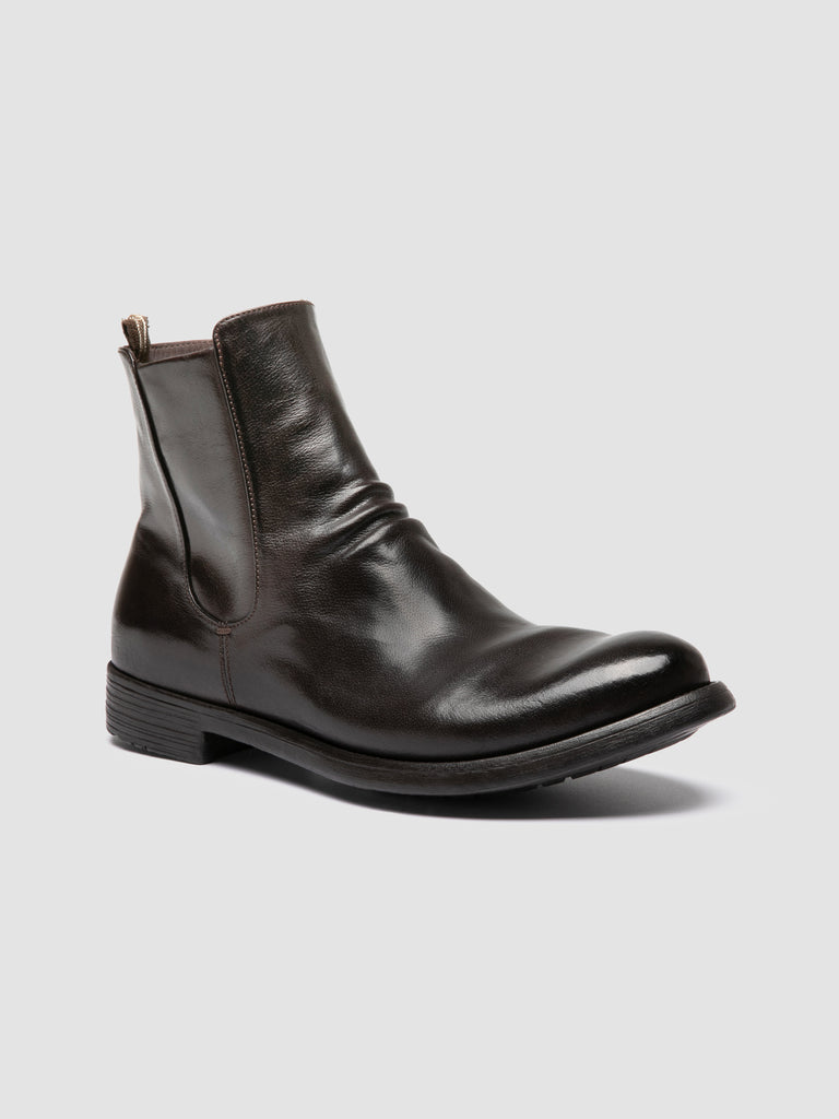 HIVE 036 - Stivaletti in Pelle Marrone