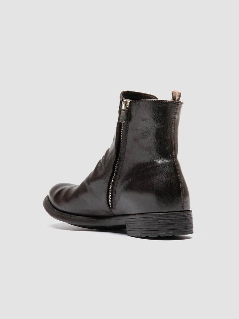 HIVE 036 - Stivaletti in Pelle Marrone