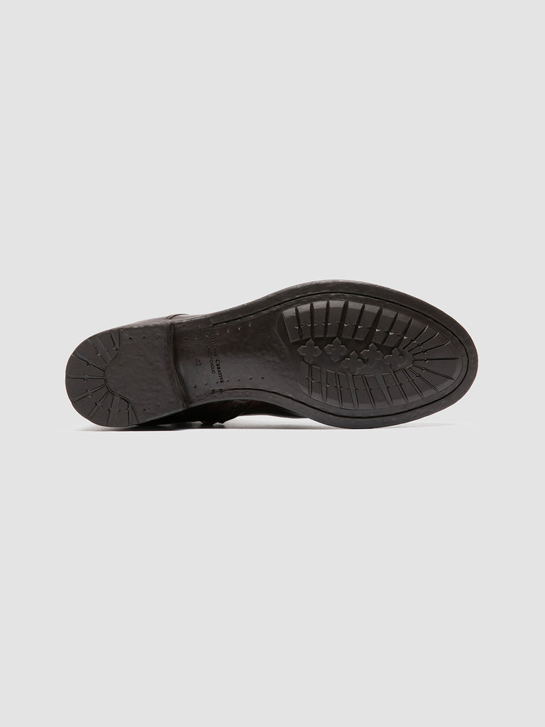 HIVE 051 - Stivali con Zip in Pelle Marrone