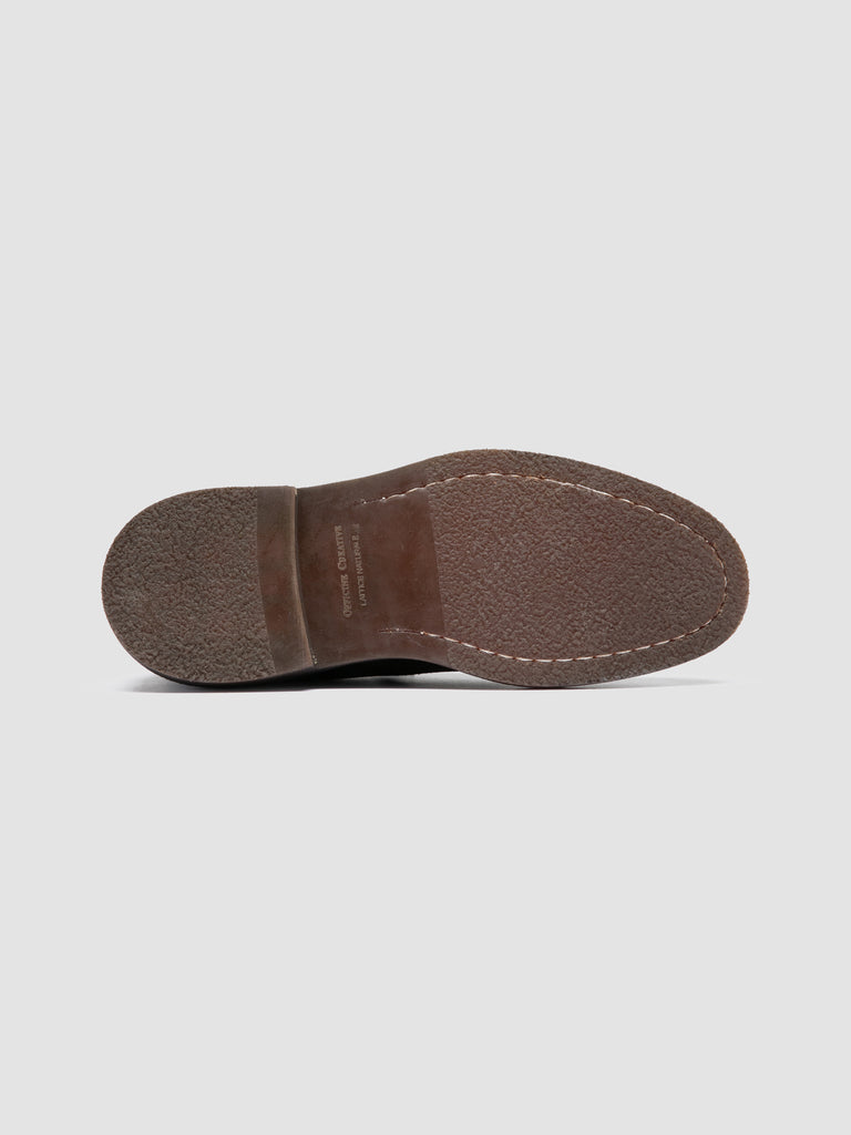 HOPKINS FLEXI 203 - Stivali Stringati in Pelle Scamosciata Marrone