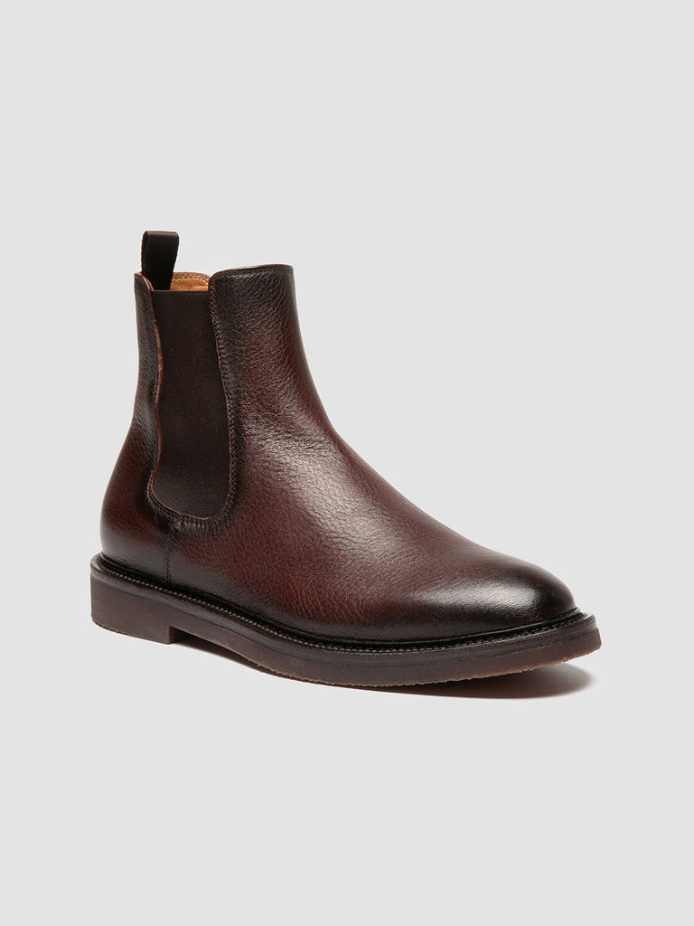 HOPKINS FLEXI 204 - Brown Leather Chelsea Boots