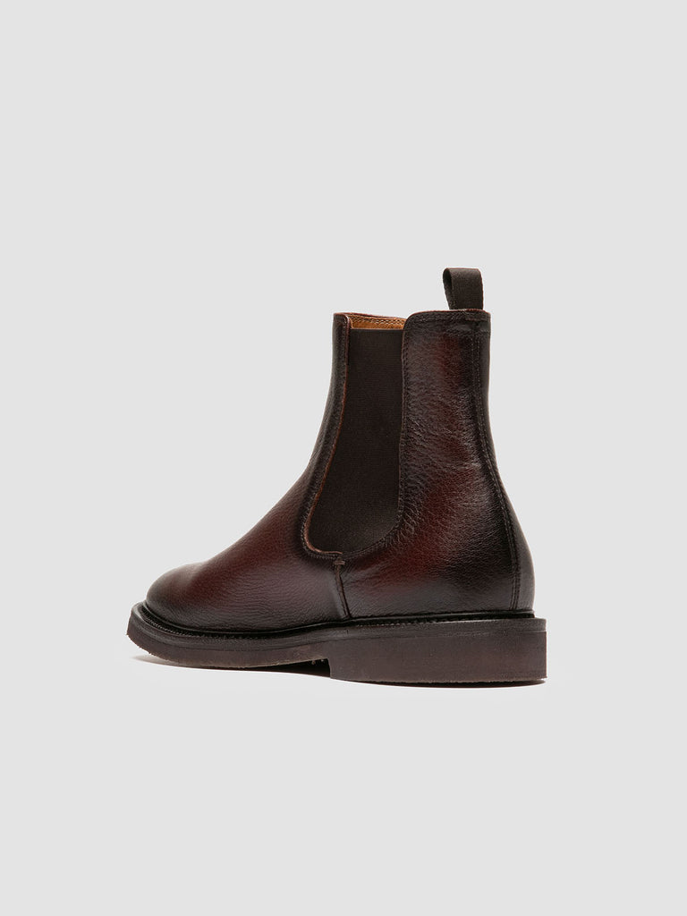 HOPKINS FLEXI 204 - Brown Leather Chelsea Boots