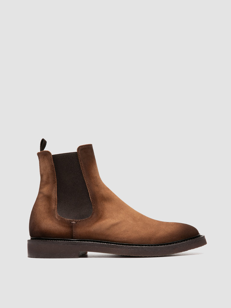 HOPKINS FLEXI 204 - Stivali Pull-On in Pelle Scamosciata Marrone
