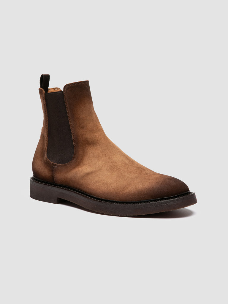 HOPKINS FLEXI 204 - Stivali Pull-On in Pelle Scamosciata Marrone