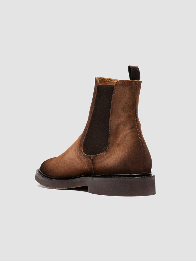 HOPKINS FLEXI 204 - Stivali Pull-On in Pelle Scamosciata Marrone