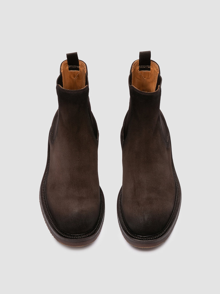 HOPKINS FLEXI 204 - Stivali Pull-On in Pelle Scamosciata Marrone