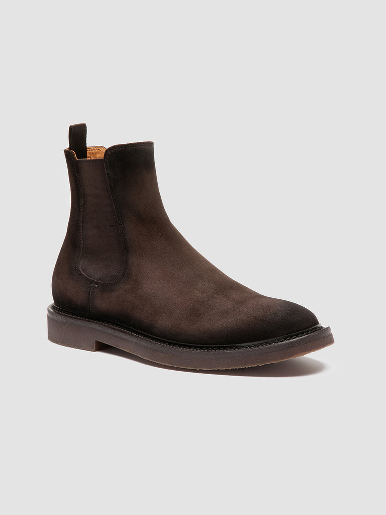 HOPKINS FLEXI 204 - Stivali Pull-On in Pelle Scamosciata Marrone