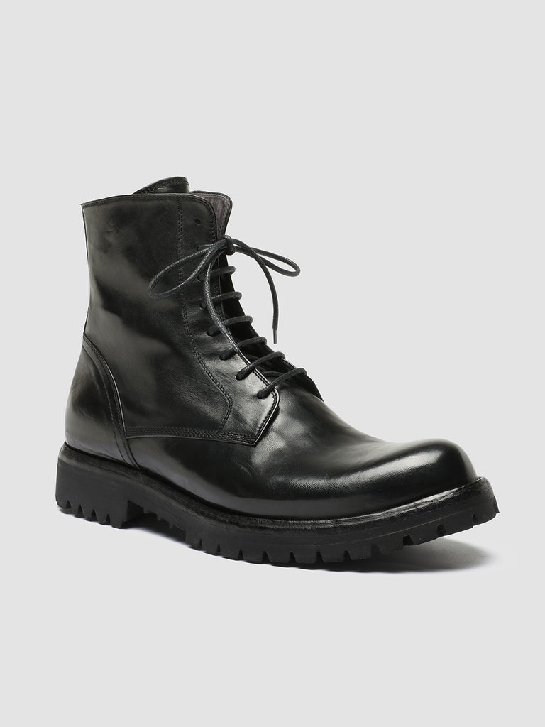IKONIC 001 - Black Leather Boots