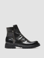 IKONIC 004 - Stivali con Zip in Pelle Grigia