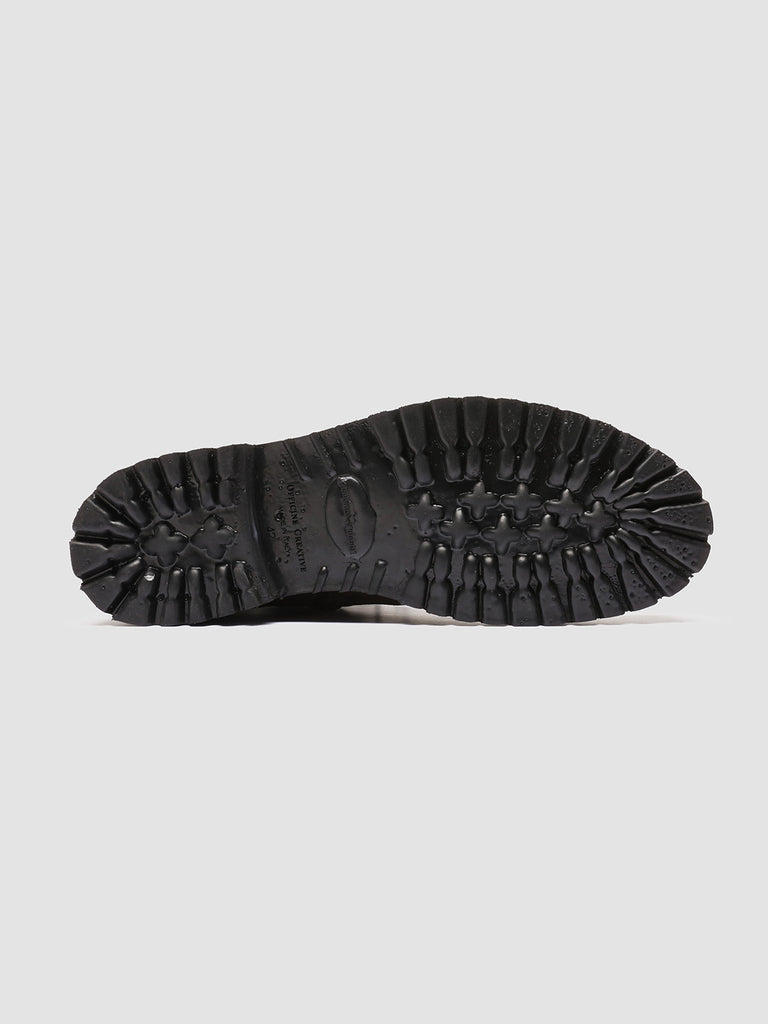 IKONIC 004 - Grey Leather Zip Boots