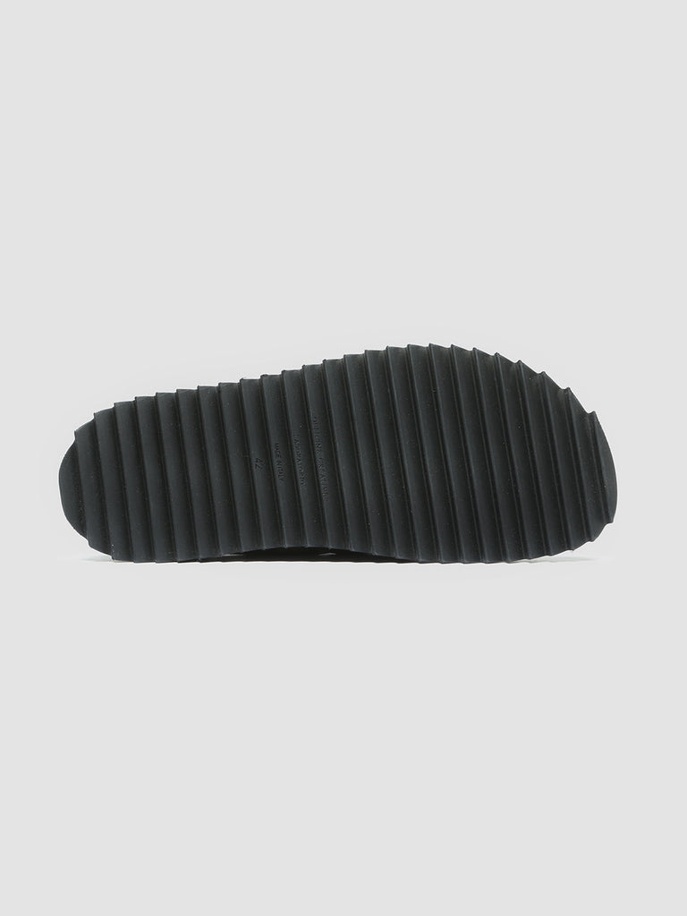 INTROSPECTUS 002 - Black Suede Back Strap Sandals