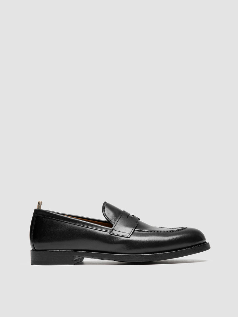 IVIES 001 - Mocassini Penny in Pelle Nera