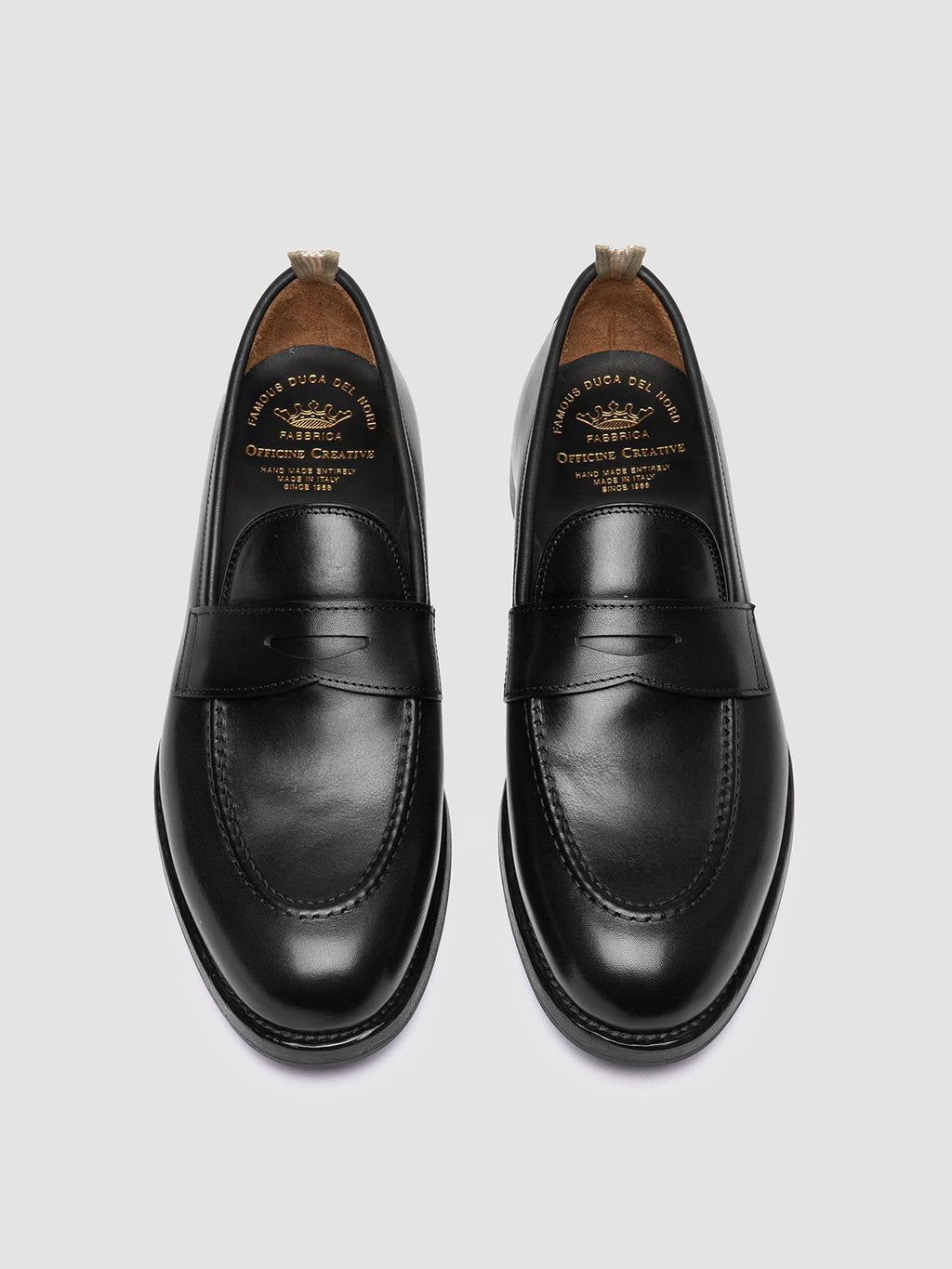 IVIES 001 - Mocassini Penny in Pelle Nera