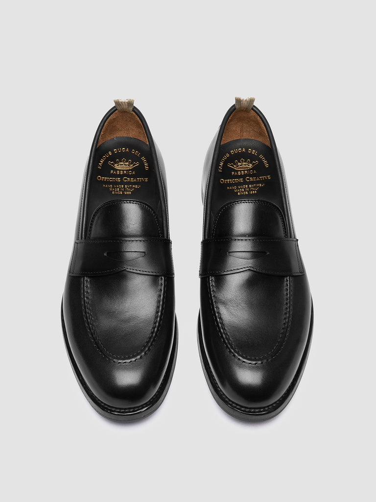 IVIES 001 - Mocassini Penny in Pelle Nera