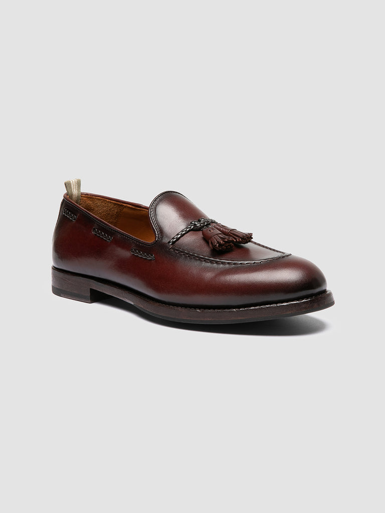 IVIES 002 - Mocassini con Nappine in Pelle Marrone