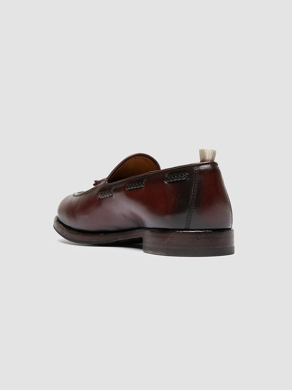 IVIES 002 - Mocassini con Nappine in Pelle Marrone